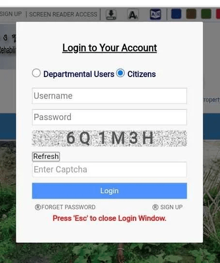 land record aadhaar link online