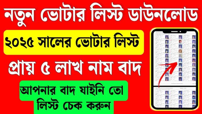 Voter List Download 2025 West Bengal