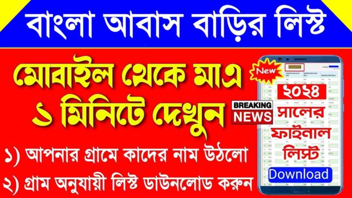 Bangla Awas Yojana List 2024