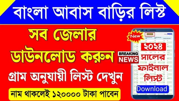 Bangla Awas Yojana List 2024