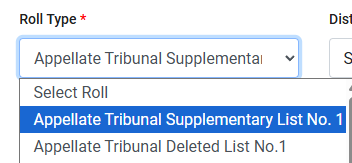 sir tribunal supplementary list west bengal