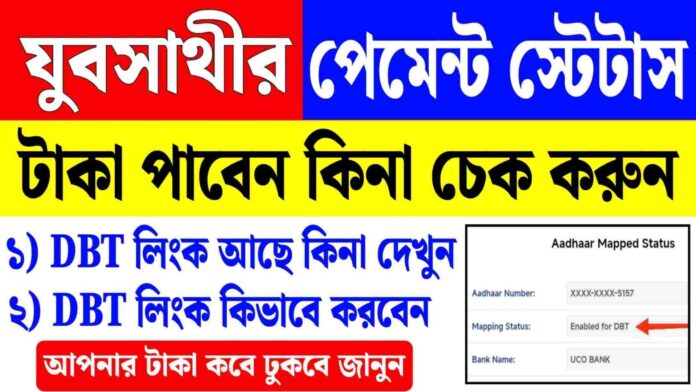 yuvasathi dbt status check